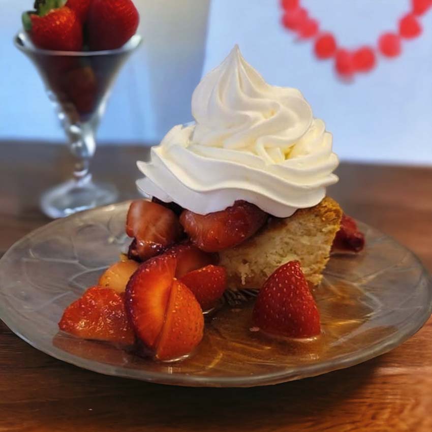 Strawberry Shortcake Dish